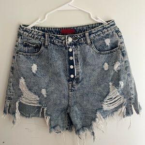 High waisted denim shirts from signature8.